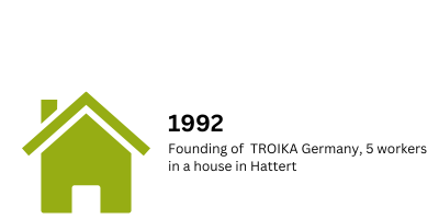 Icon house with text founding year