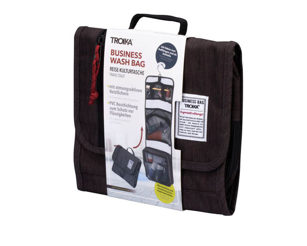 Troika Toiletry bag packaging