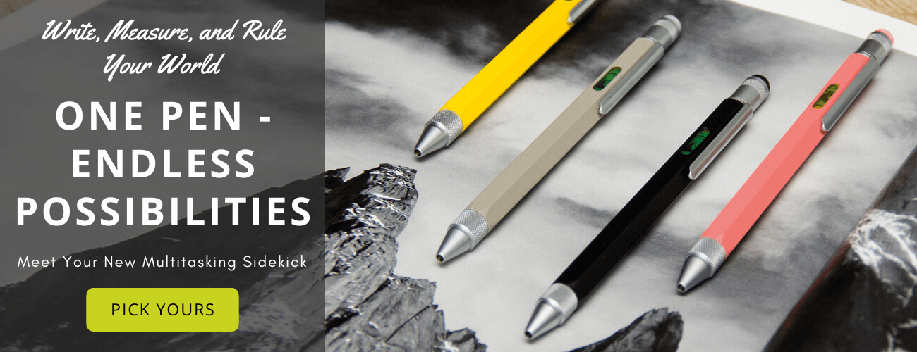 banner with pens in different colours