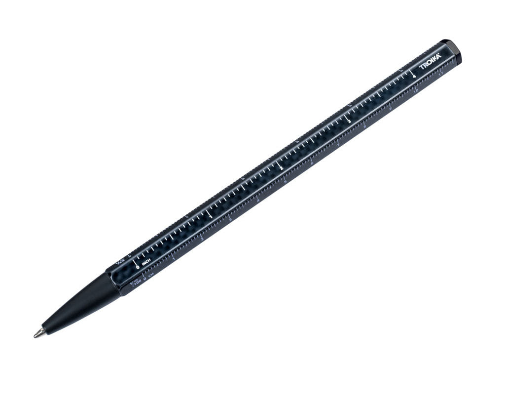 TROIKA Notepad Slimpad A5 Carbon – NPP40/CB showing Troika Basic pen