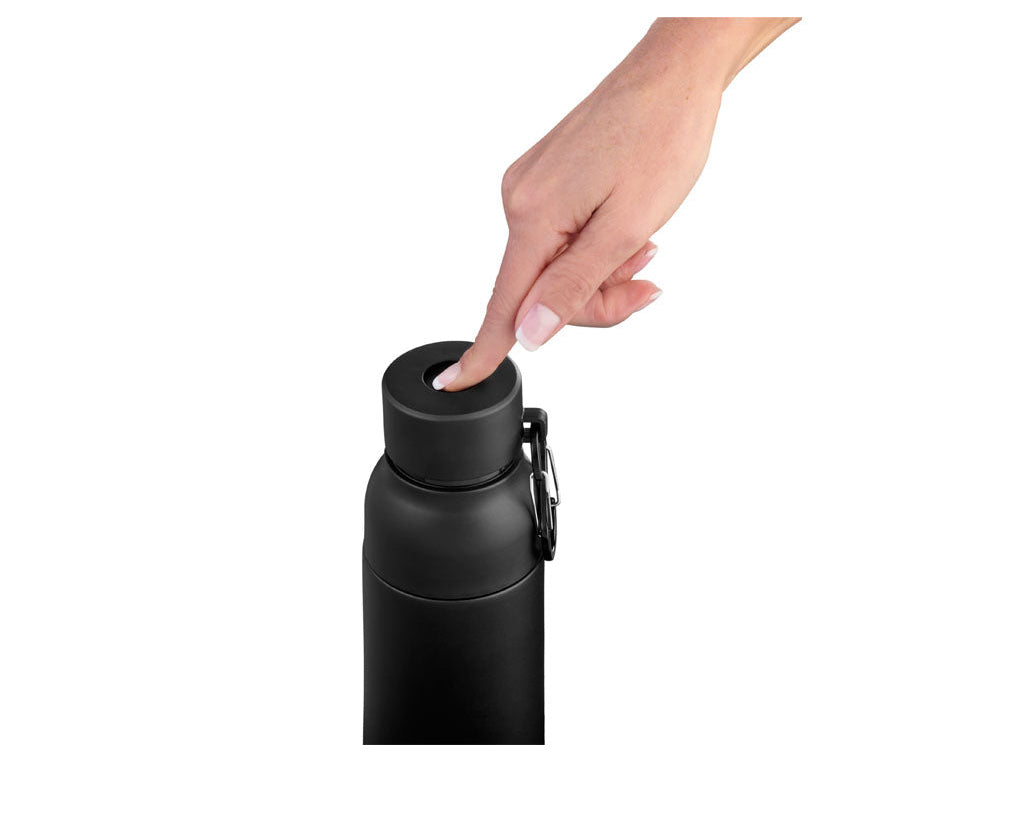 TROIKA Vacuum Flask Infuse+ Black – VAC26/BK with leak-proof lid