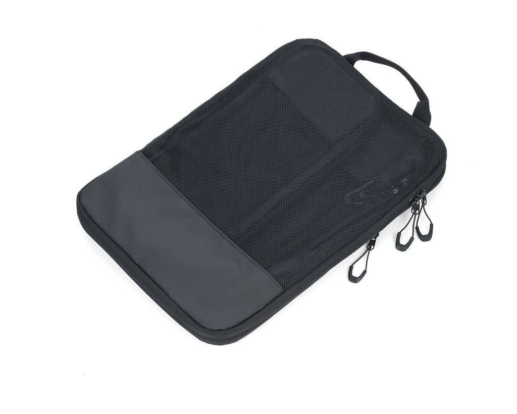 Set of travel compression packing cubes "TROIKA BLACK PACKING CUBES"