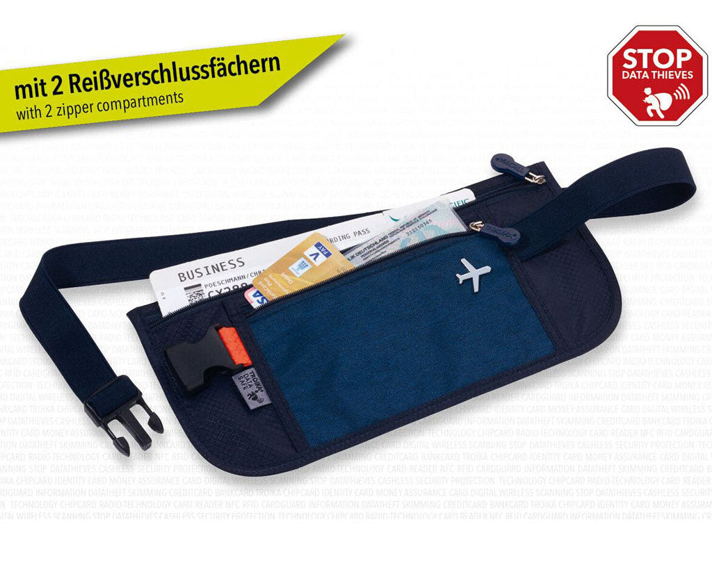 Troika Travel Belt Blue