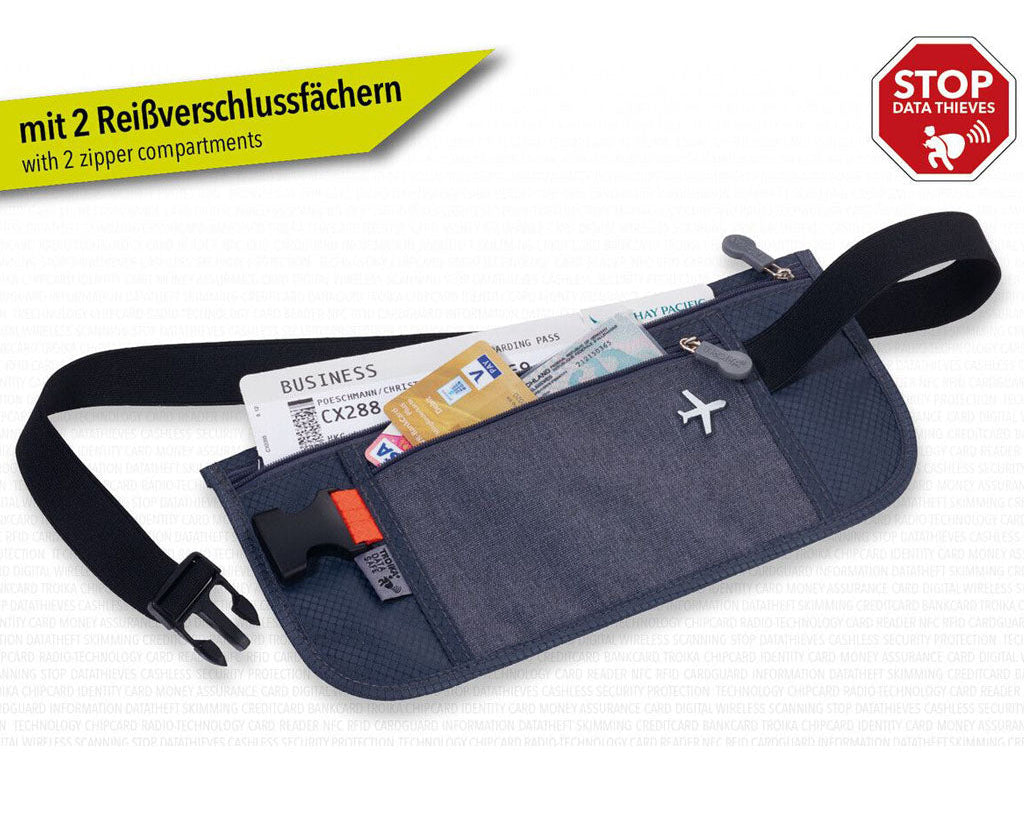 Troika Travel Belt Blue