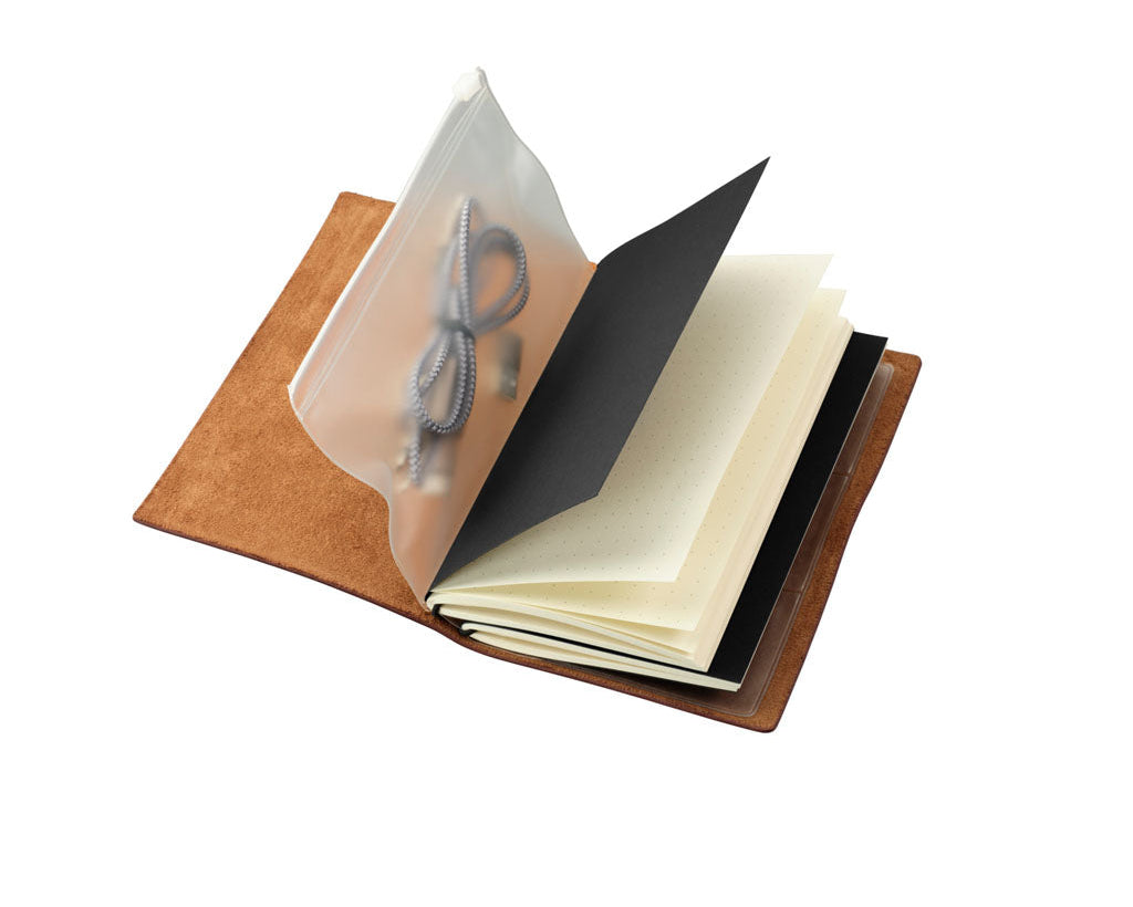 TROIKA Travel Journal Brown – BTJ25/BR showing compartment