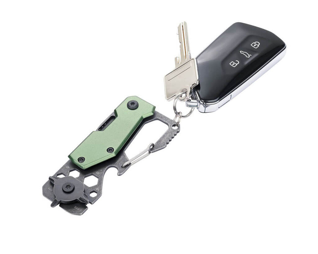 TROIKA Key Organizer and Mini Tool "TOOLINATOR CARD"