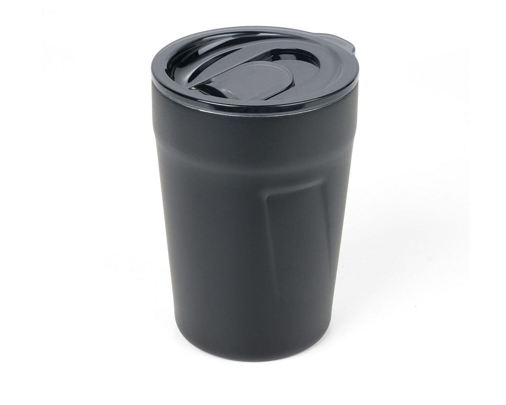 TROIKA Thermo mug "CUP-UCCINO" black