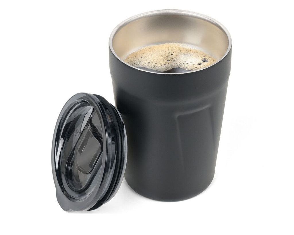TROIKA Thermo mug "CUP-UCCINO" black