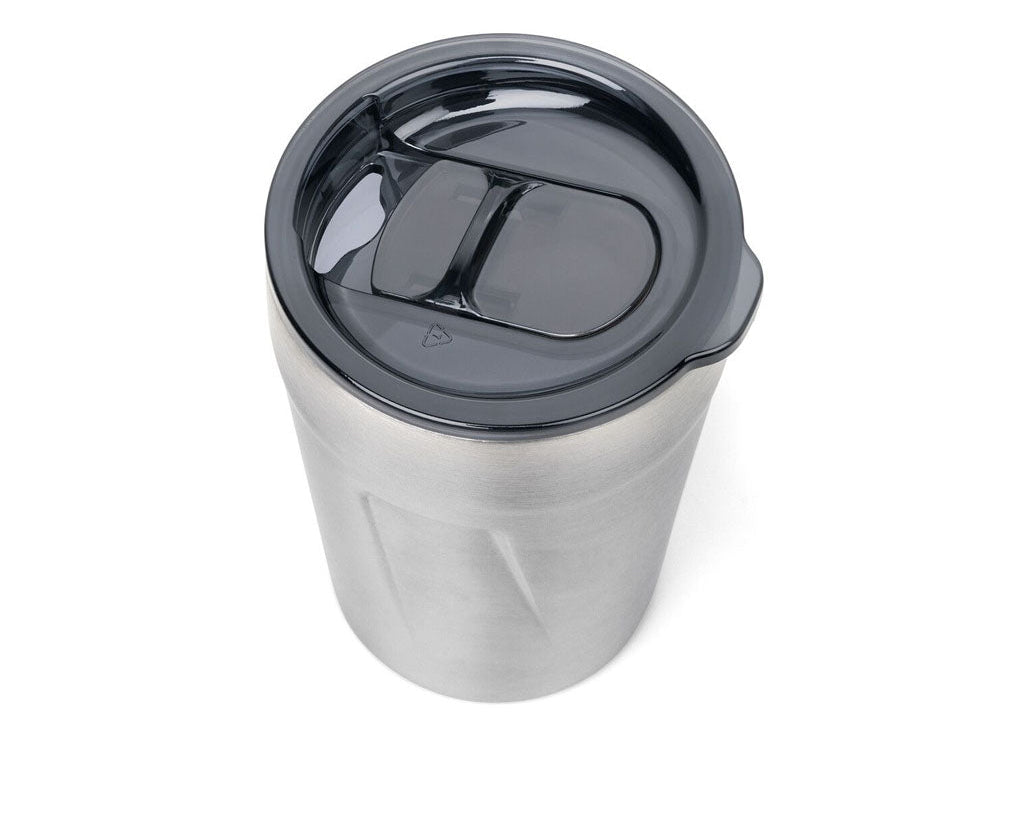 TROIKA Thermo mug "CUP-UCCINO" lid opened