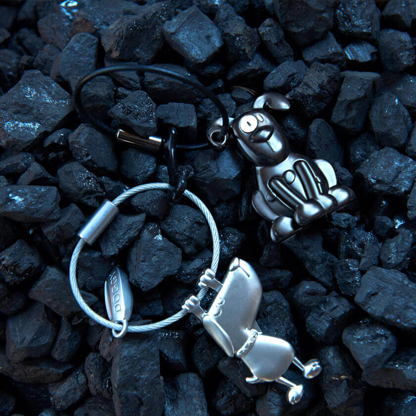 TROIKA Keyring Pete and Doggy