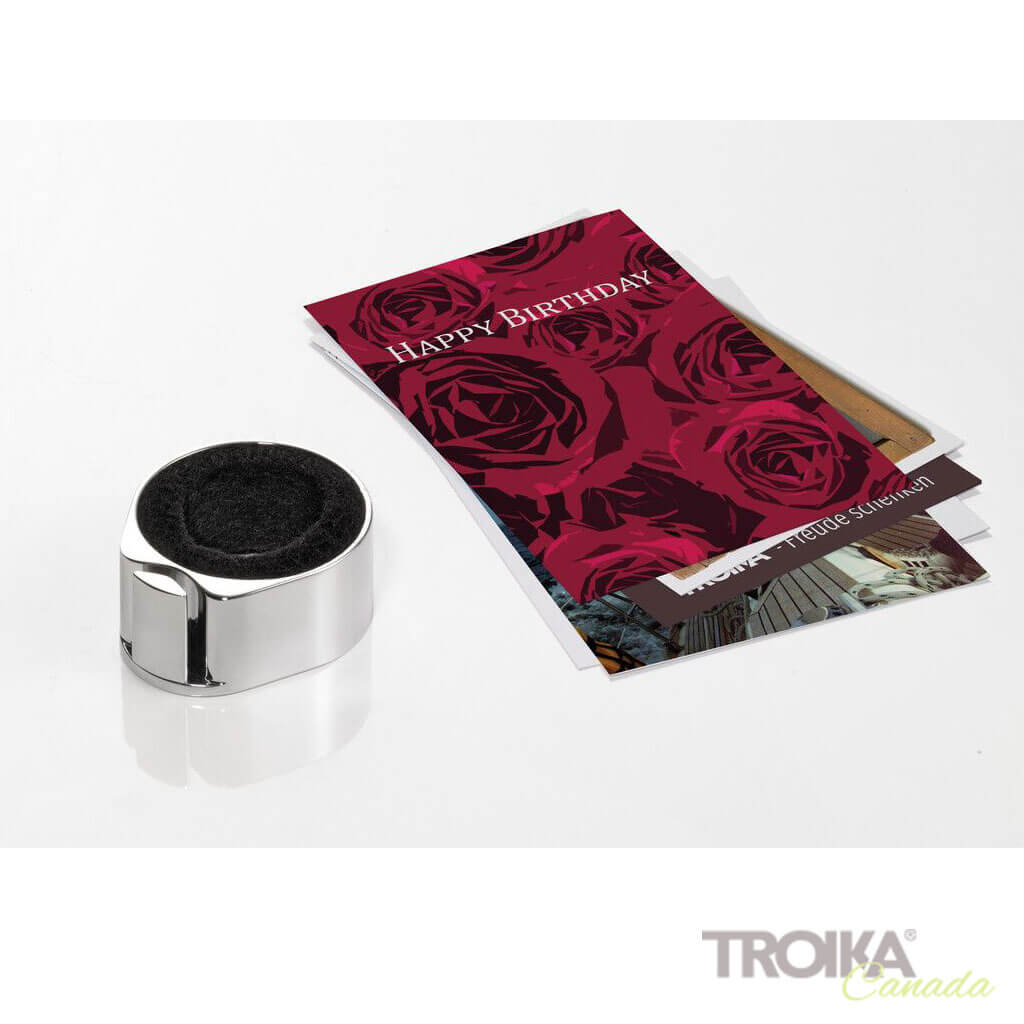 TROIKA Wine Collar and Card Holder "Flaschenpost"