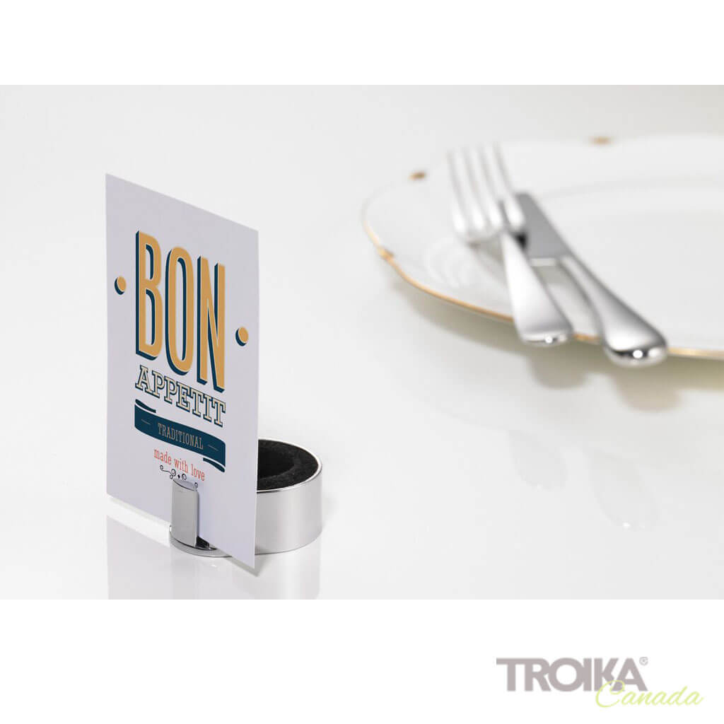 TROIKA Wine Collar and Card Holder "Flaschenpost"