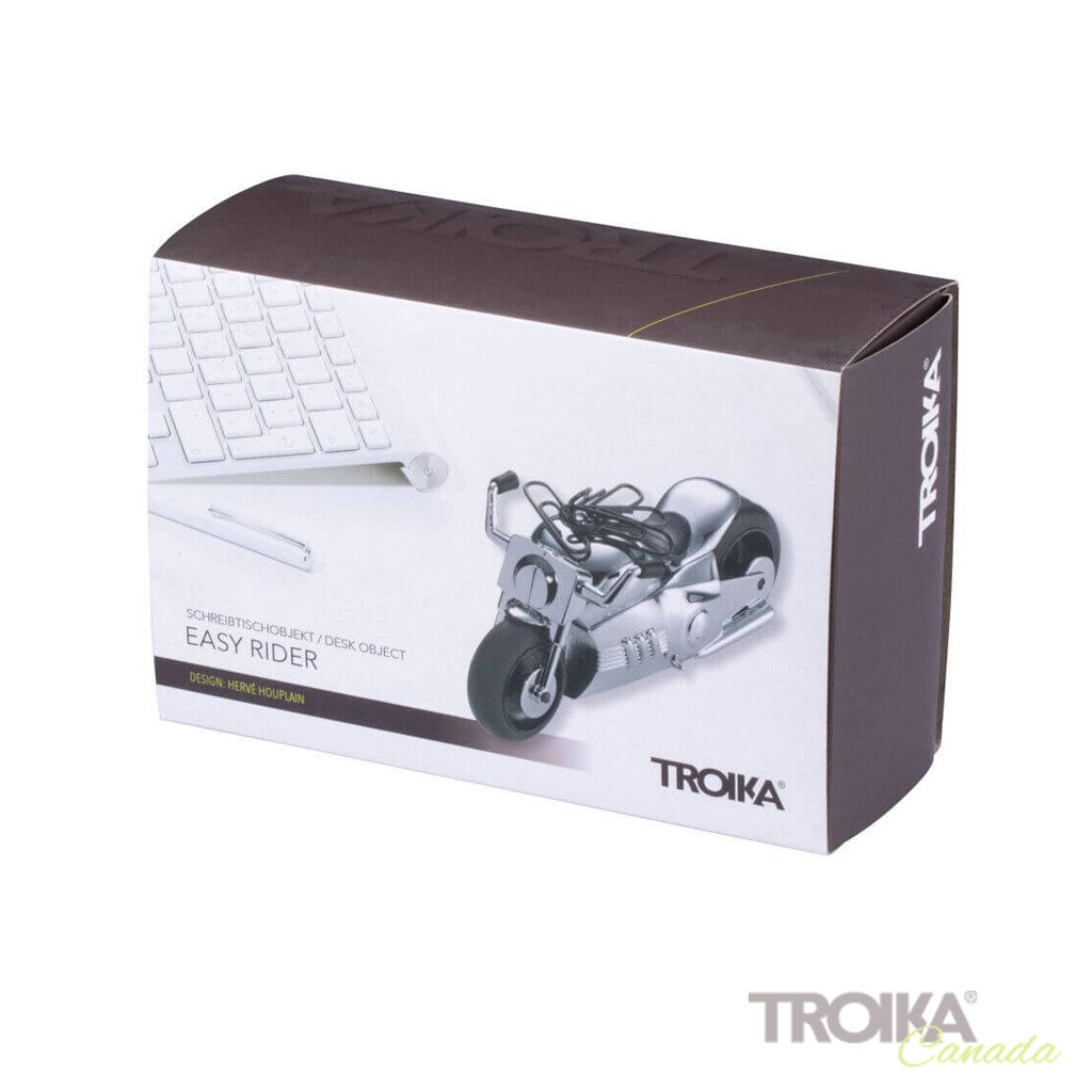 TROIKA Paper Clip Holder "EASY RIDER"