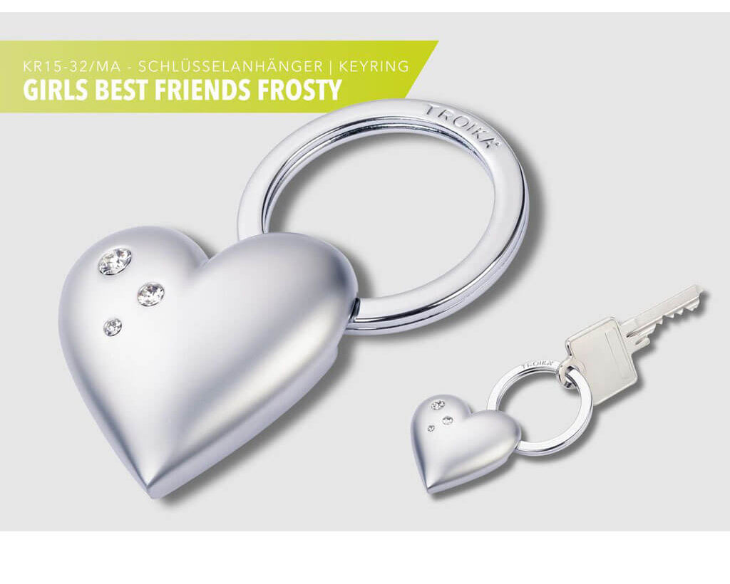 TROIKA Keychain "GIRLS BEST FRIENDS"