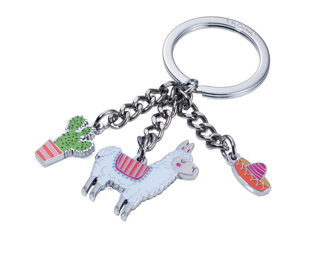 TROIKA Keychain Pako Chrome – KR18-10/CH