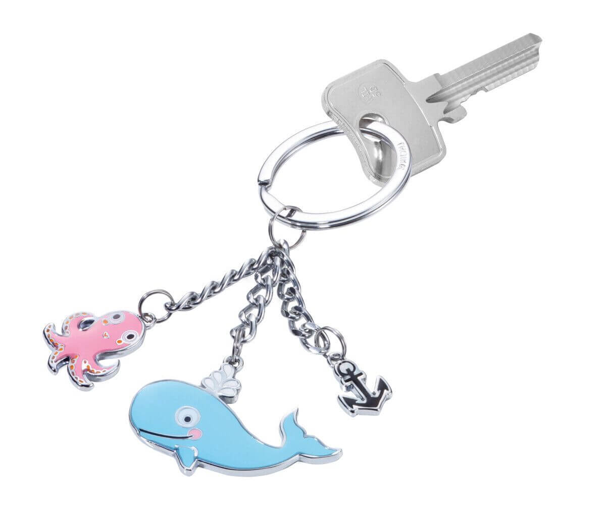 TROIKA Keychain "WAL & OKTOPUS"