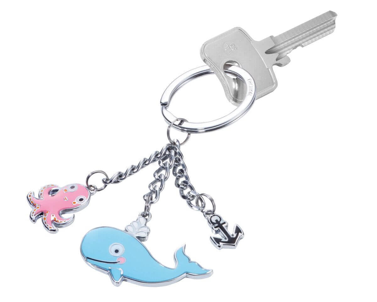 TROIKA Keychain "WAL & OKTOPUS"