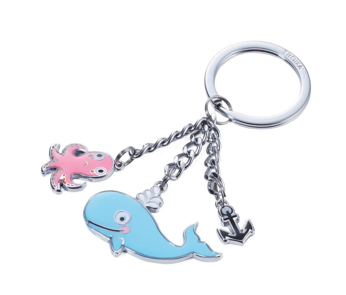 TROIKA Keychain "WAL & OKTOPUS"