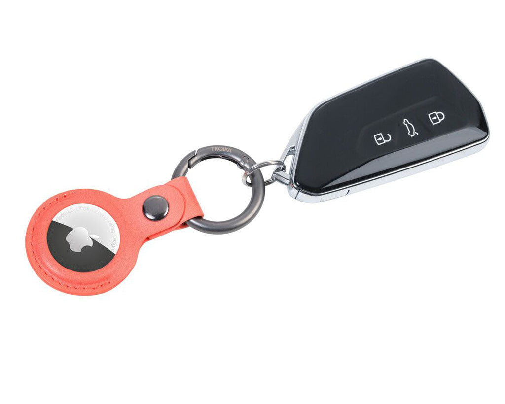 Troika Airtag Cover Orange with Key