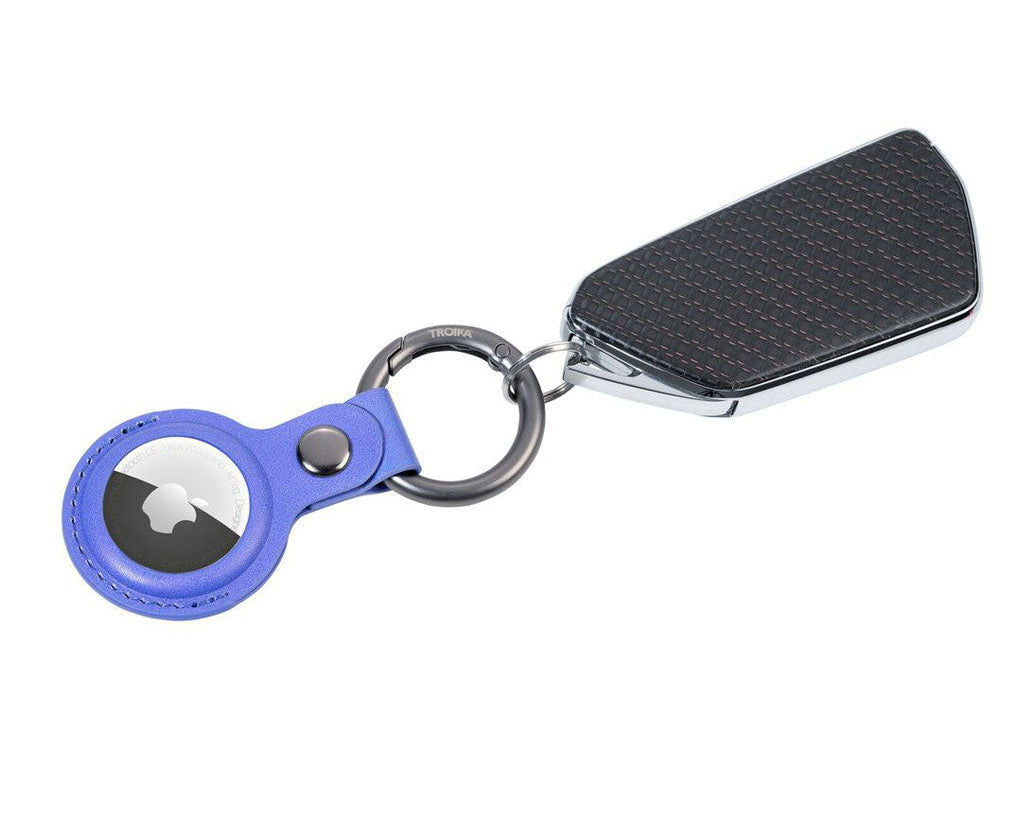 TROIKA Keyring "AIRTAG COVER" - Purple with key