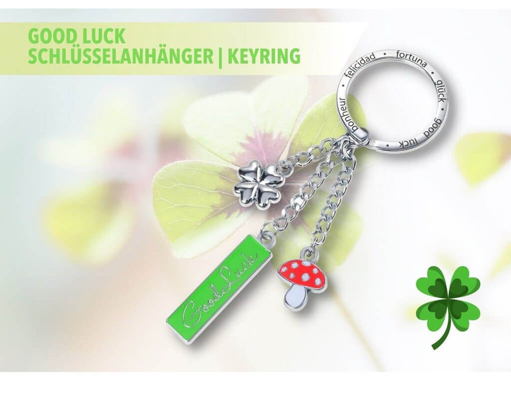 TROIKA Keychain "GOOD LUCK"