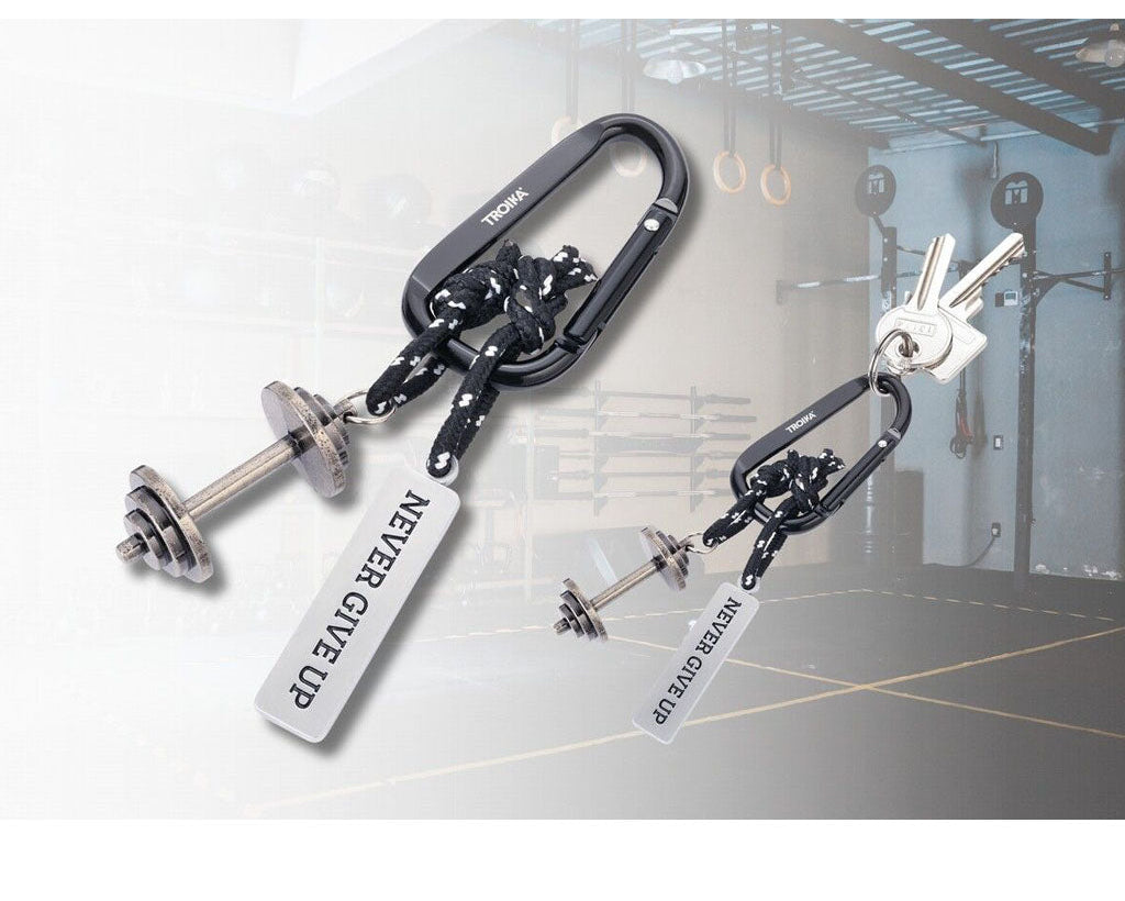 Keyring "NEVER GIVE UP"