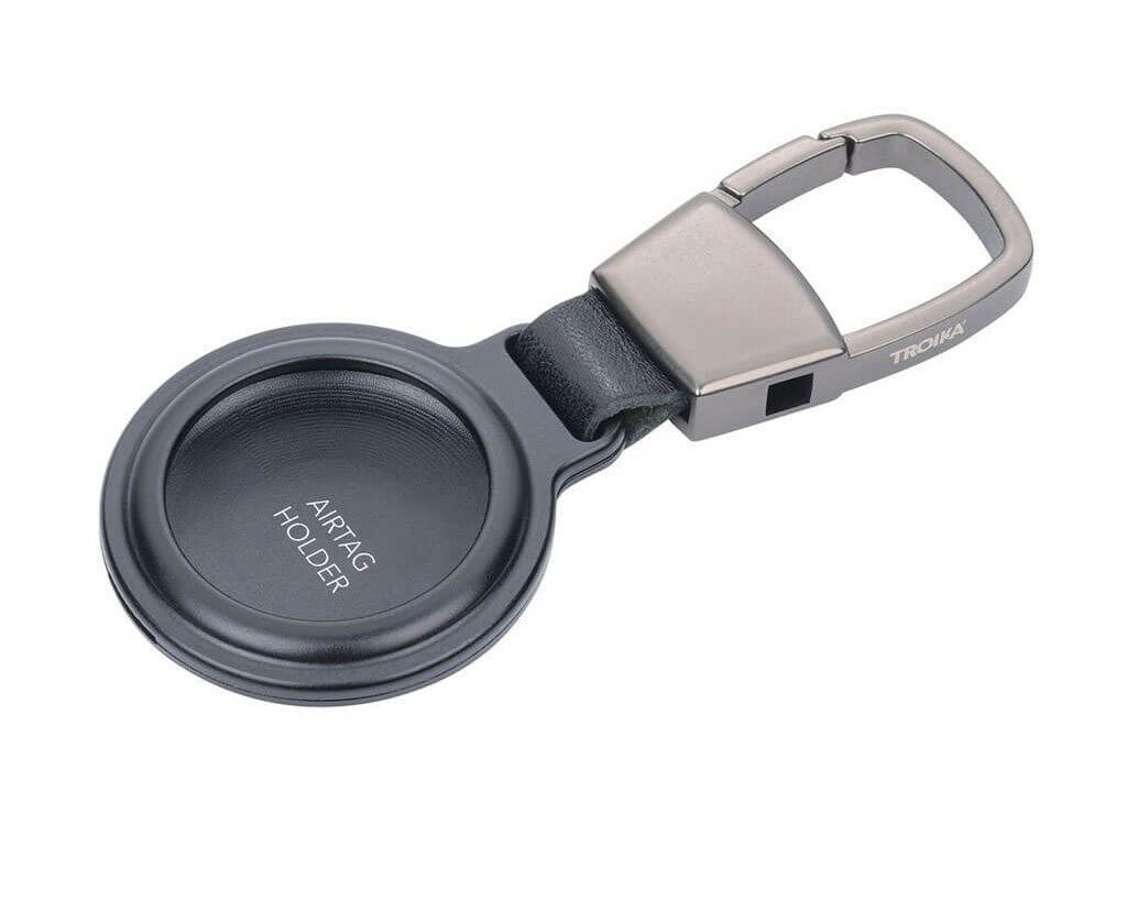 TROIKA Keychain "AIRTAG HOLDER" - Black