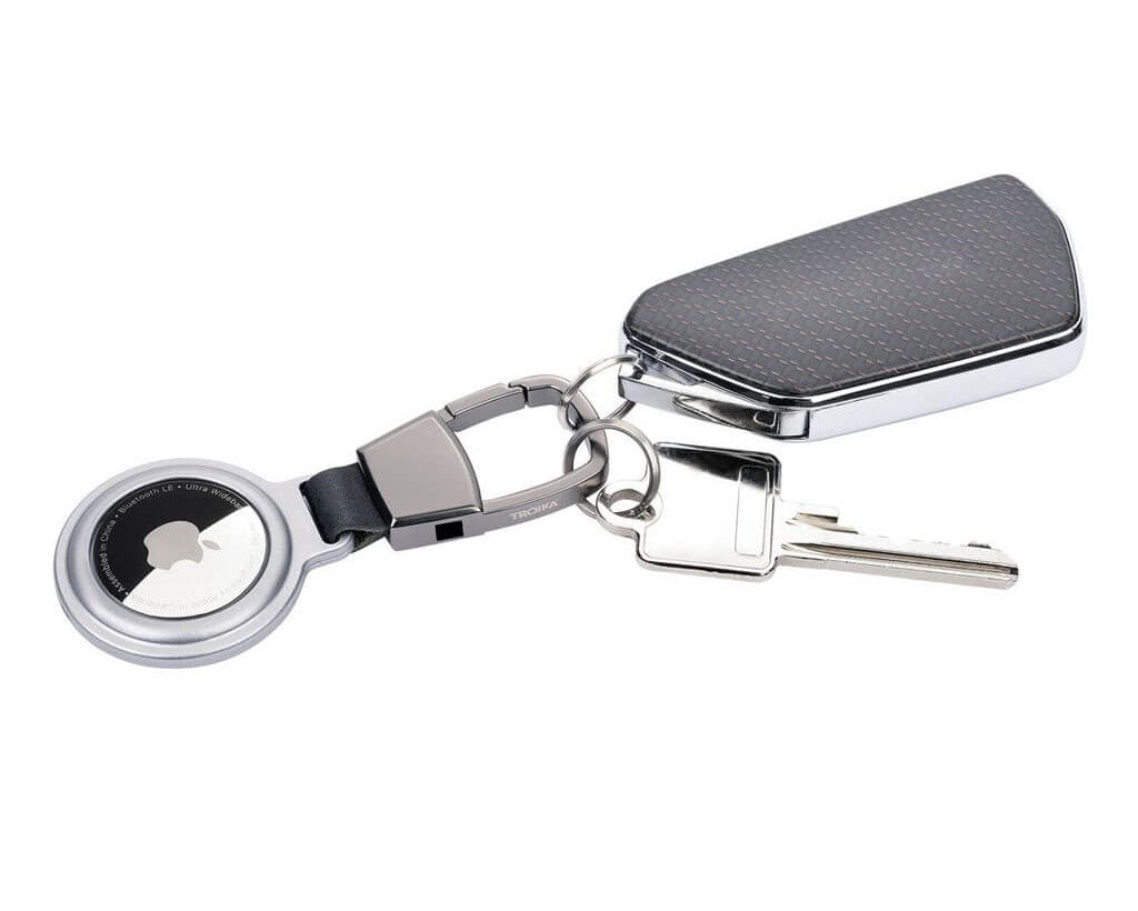 TROIKA Keychain "AIRTAG HOLDER" - Silver