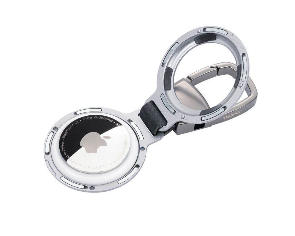 TROIKA Keychain "AIRTAG HOLDER" - Silver