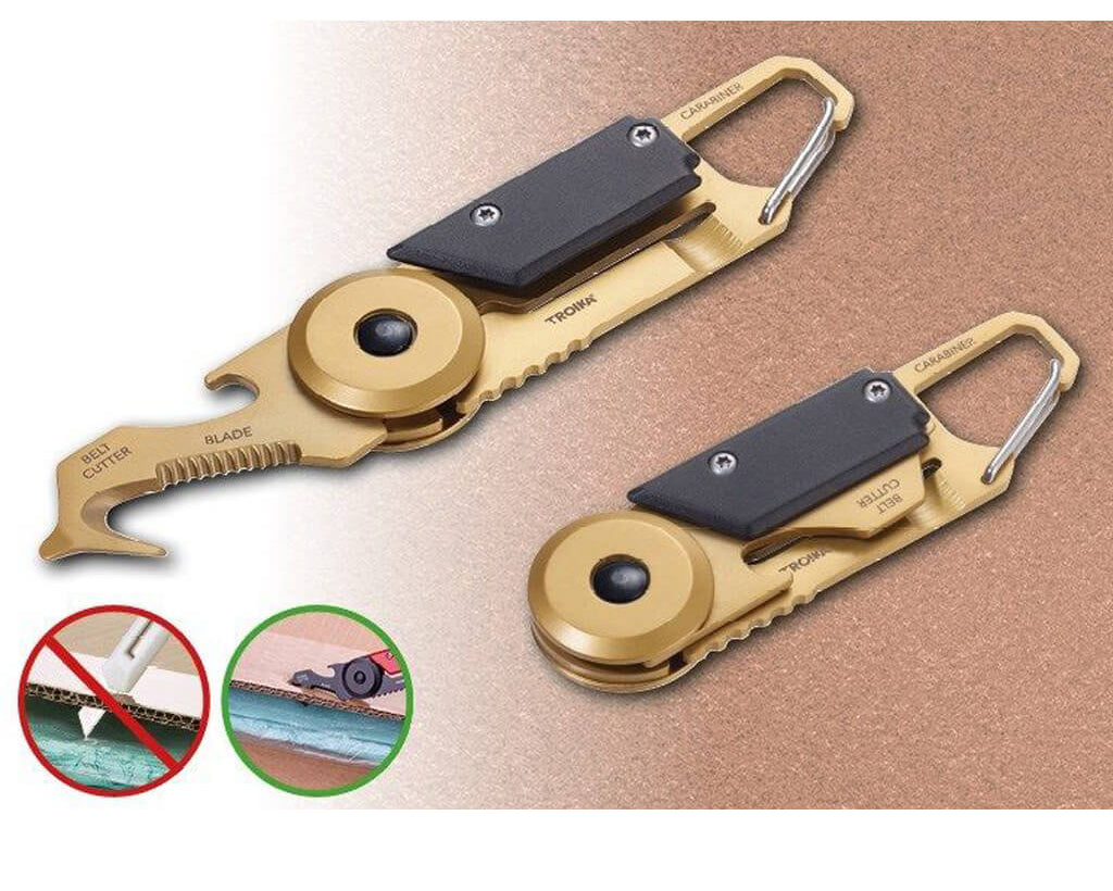 TROIKA Mini tool "EGON" - Gold