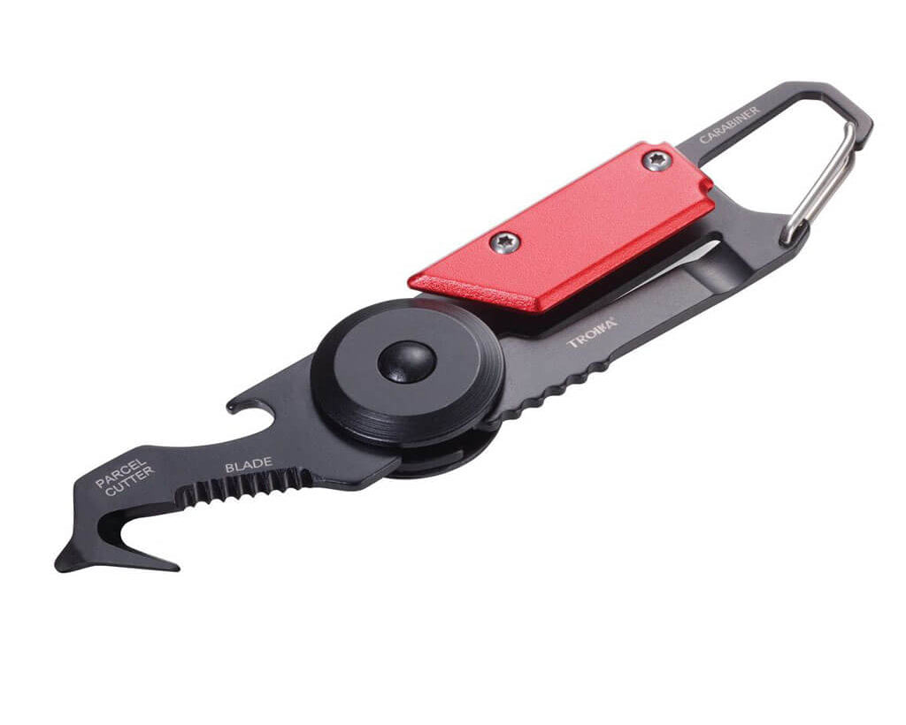 TROIKA Mini Tool Egon Red – KTL26/RD