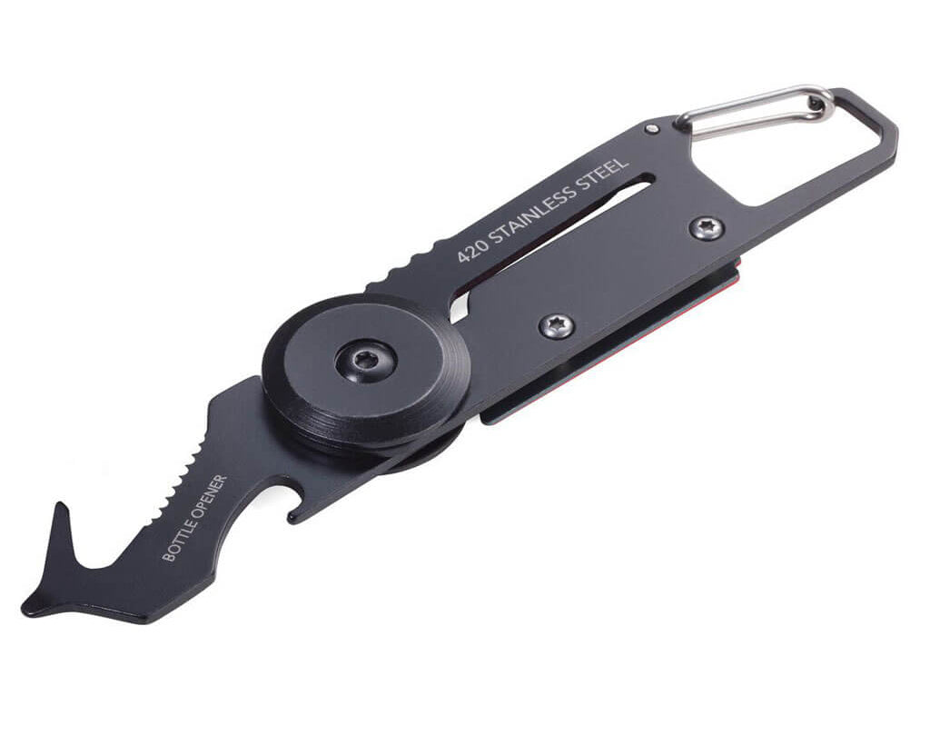 TROIKA Mini Tool Egon Red – KTL26/RD
