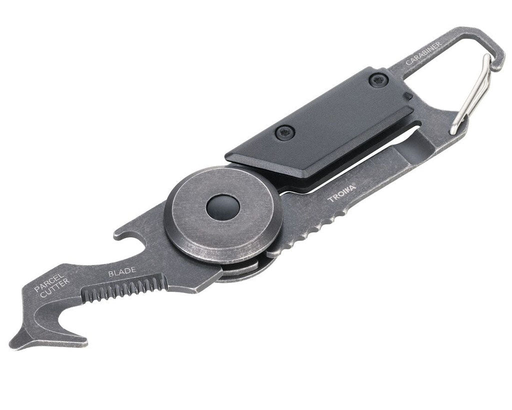 TROIKA Mini Tool EGON - Black/Stonewash Front