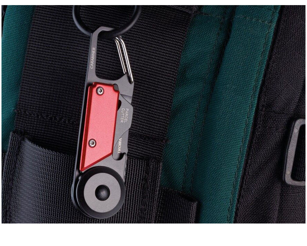 TROIKA Key Organizer and Mini Tool "EGON" - Titanium