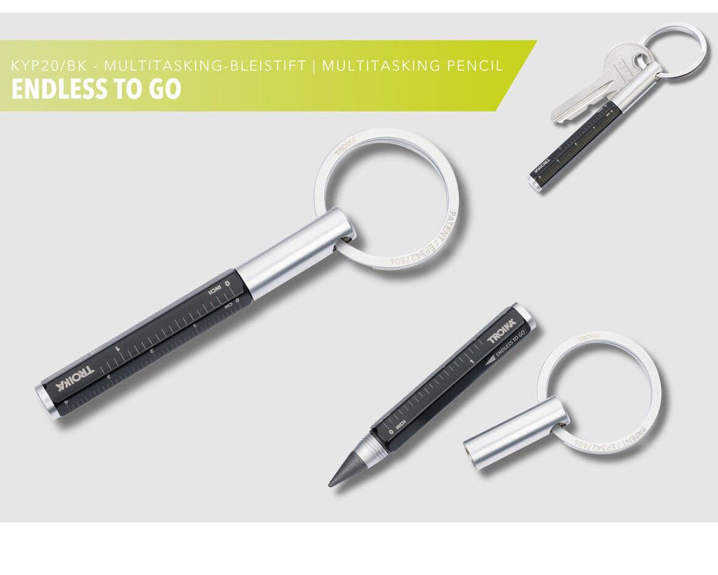 TROIKA Multitasking pencil "ENDLESS TO GO" - Black