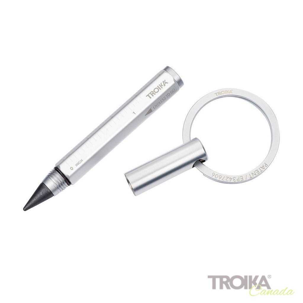 TROIKA Multitasking pencil "ENDLESS TO GO" - Silver