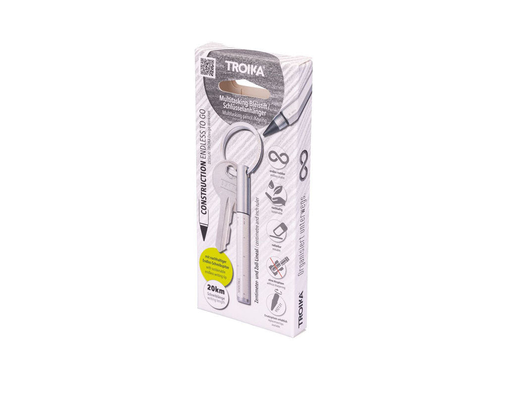 TROIKA Multitasking pencil "ENDLESS TO GO" - Silver