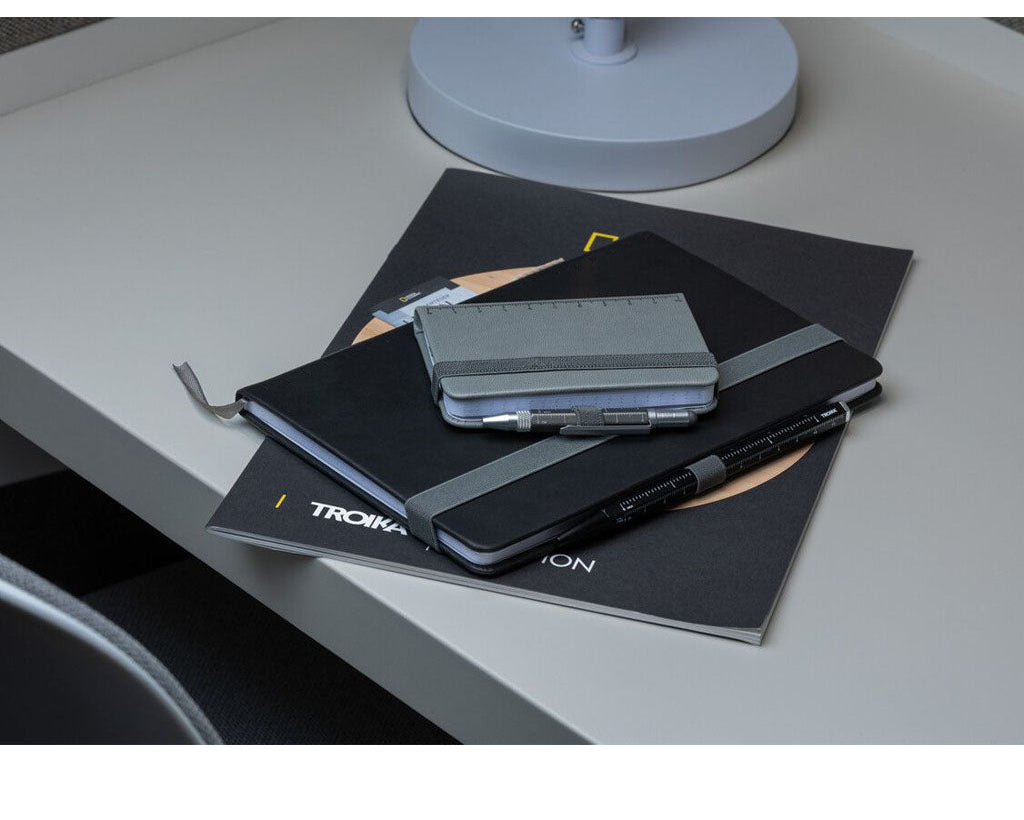 TROIKA Notepad "SLIMPAD A5" - Black lifestyle