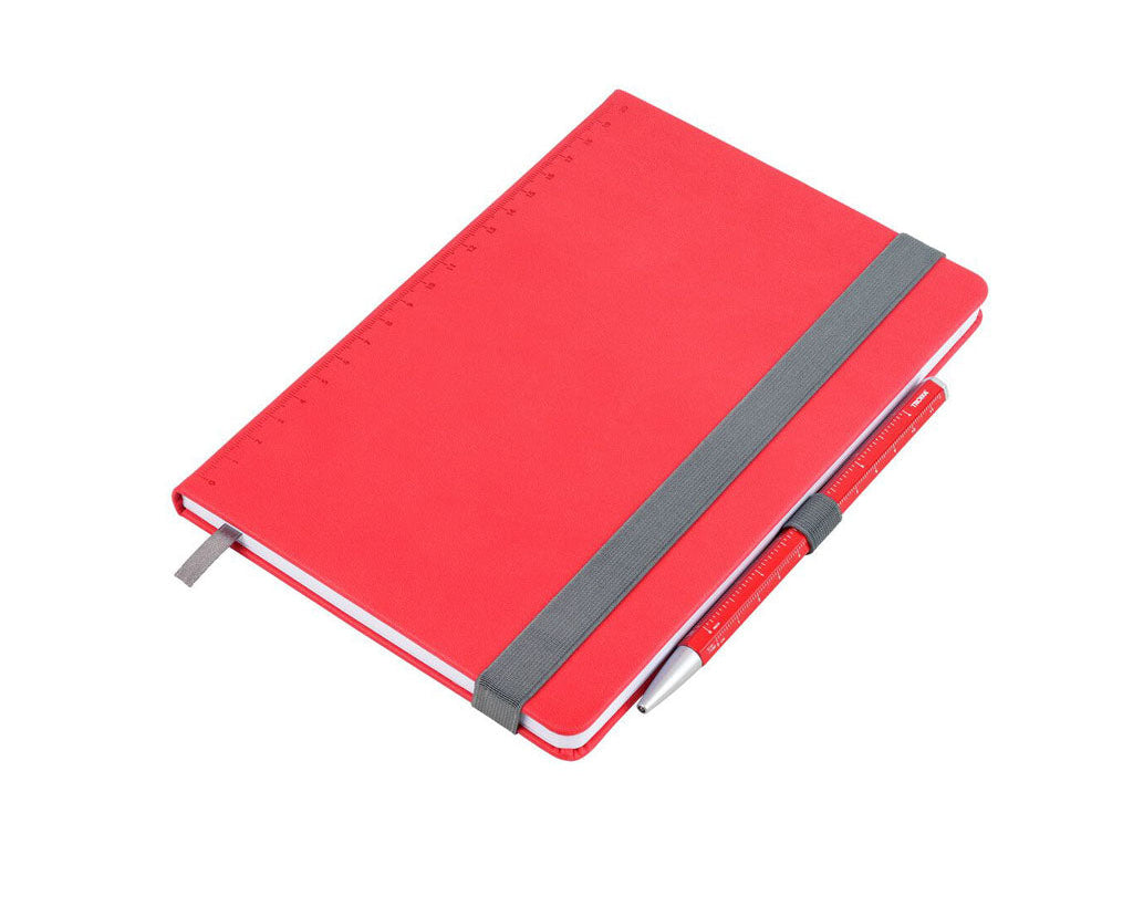 TROIKA Notepad "SLIMPAD A5" - Red