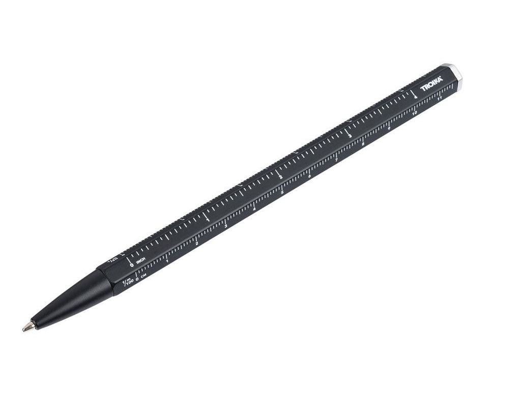 TROIKA Multitasking ballpoint pen "CONSTRUCTION BASIC" - black