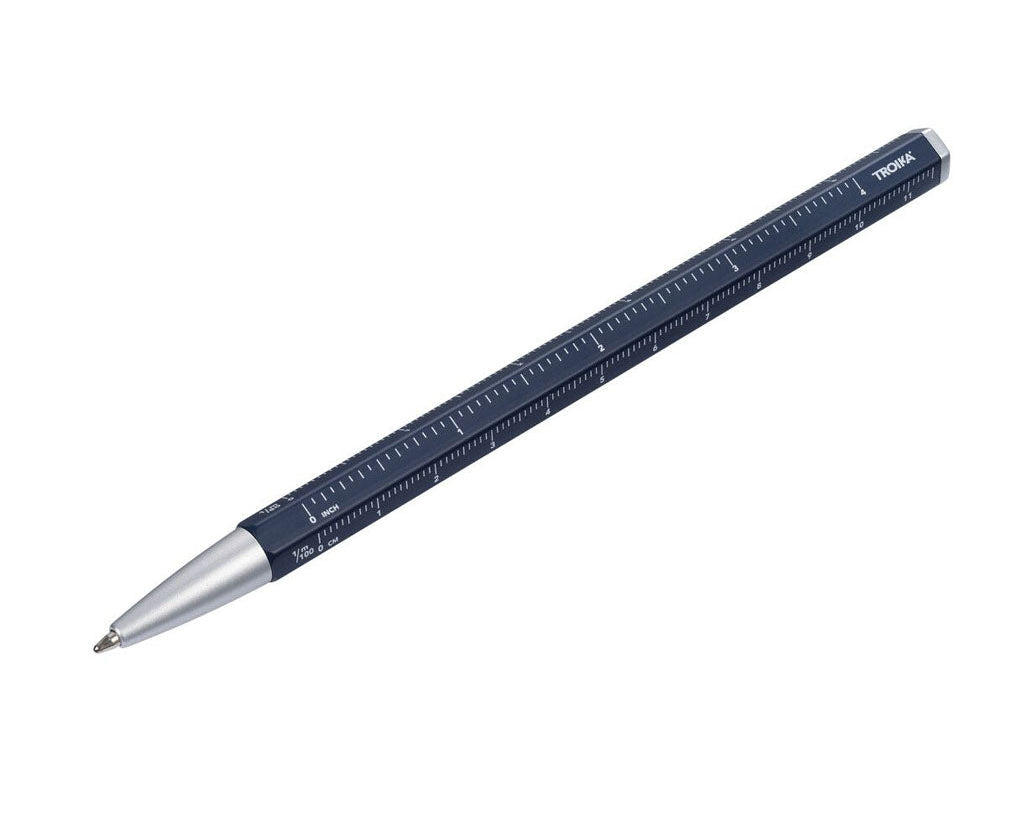 TROIKA Multitasking ballpoint pen "CONSTRUCTION BASIC" - Blue