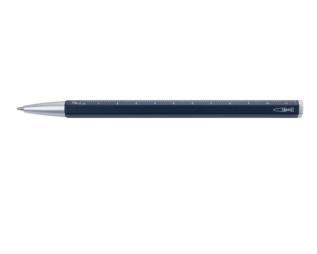 TROIKA Multitasking ballpoint pen "CONSTRUCTION BASIC" - Blue