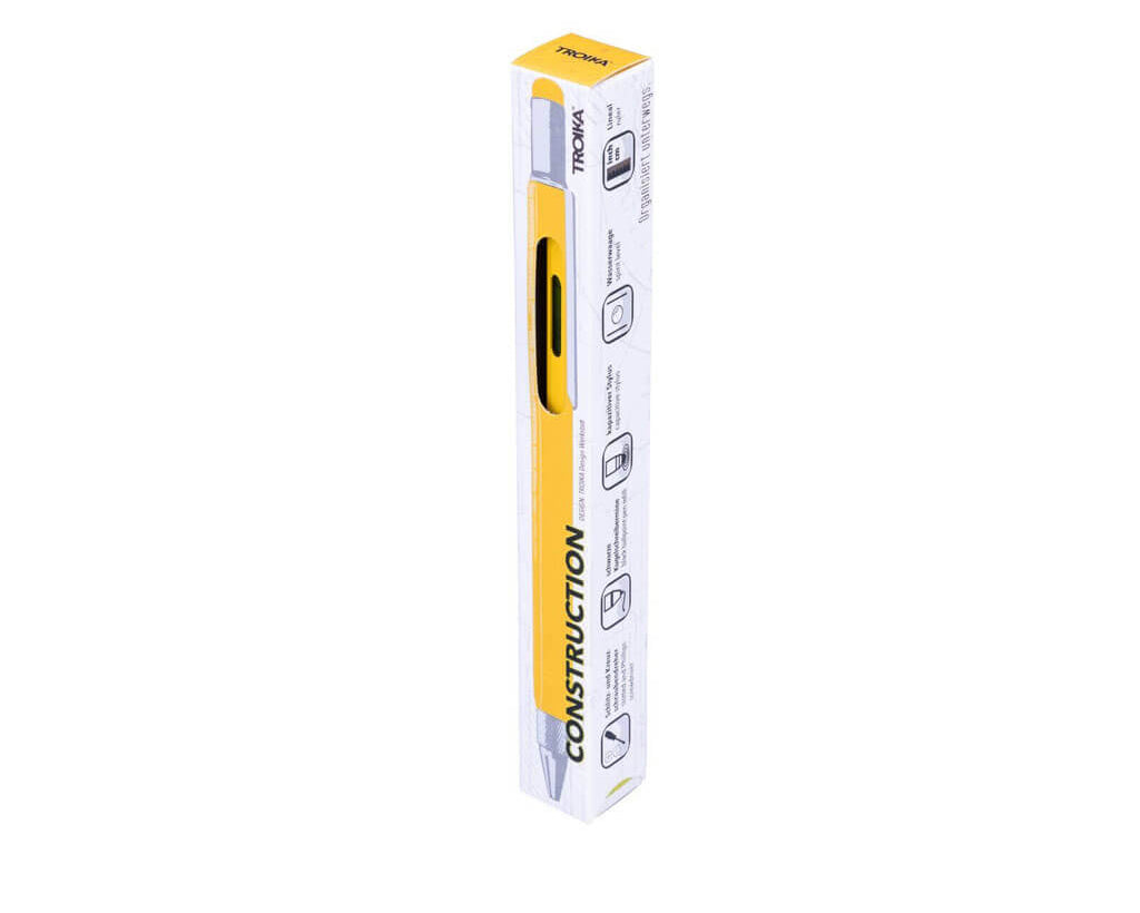 Troika Construction Pen packaging
