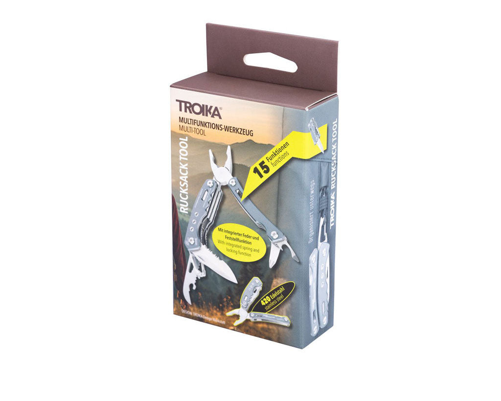 TROIKA Multi-tool "RUCKSACK TOOL" packaging
