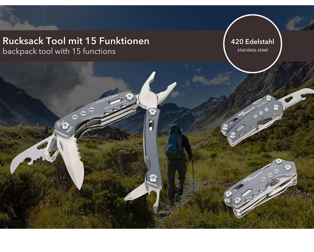 TROIKA Multi-tool "RUCKSACK TOOL" lifestyle