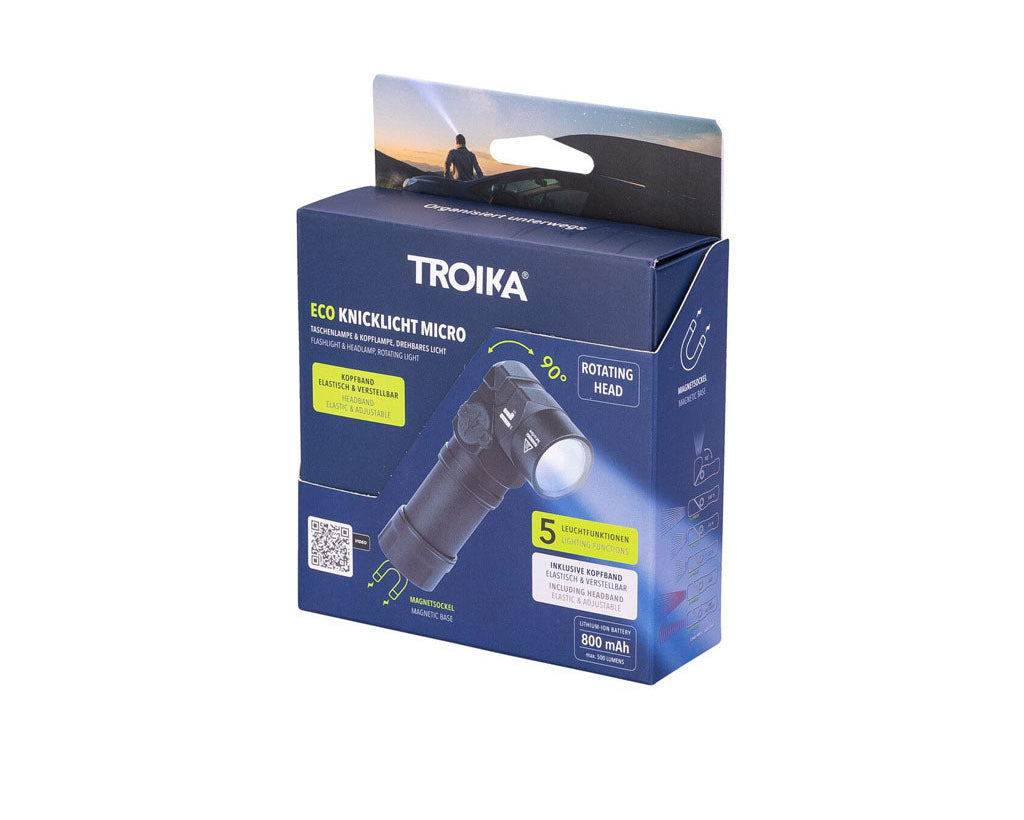 TROIKA Flashlight "ECO KNICKLICHT MICRO"