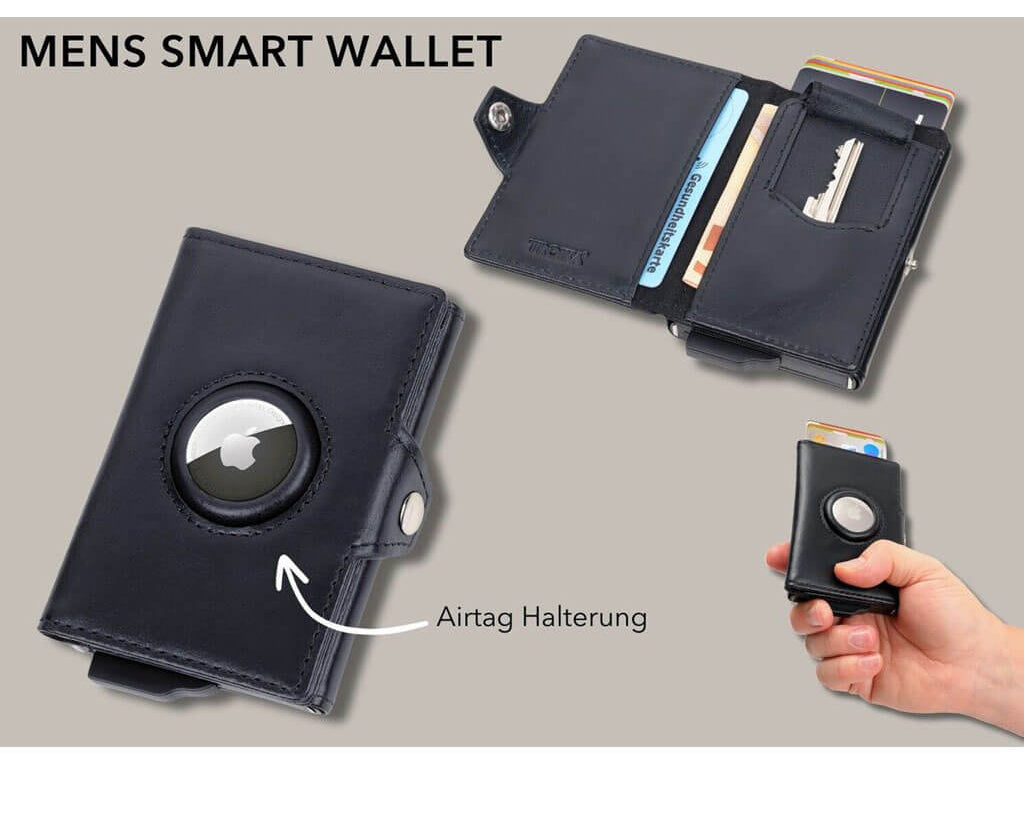 TROIKA Card Case "MENS SMART WALLET" with airtag lifestyle