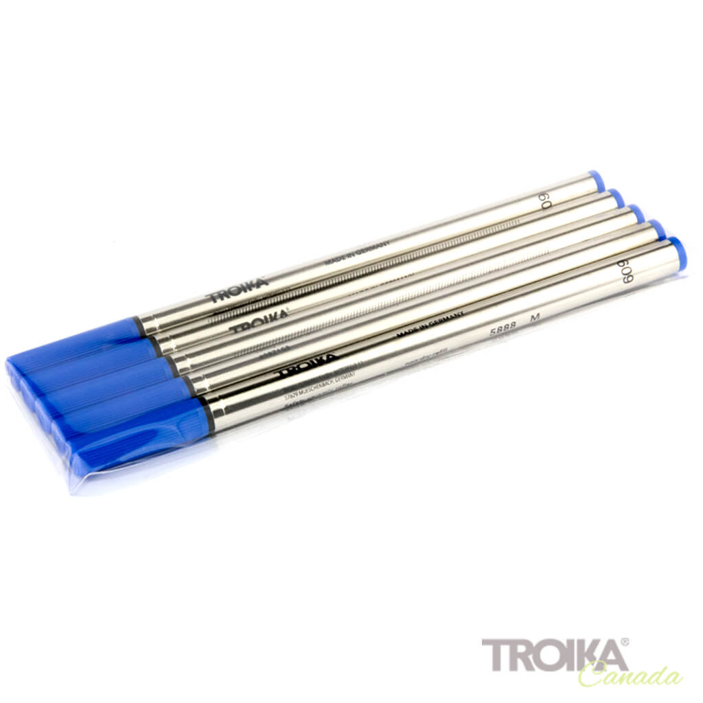 Recharge TROIKA « INK MINE », lot de 5 - Bleu