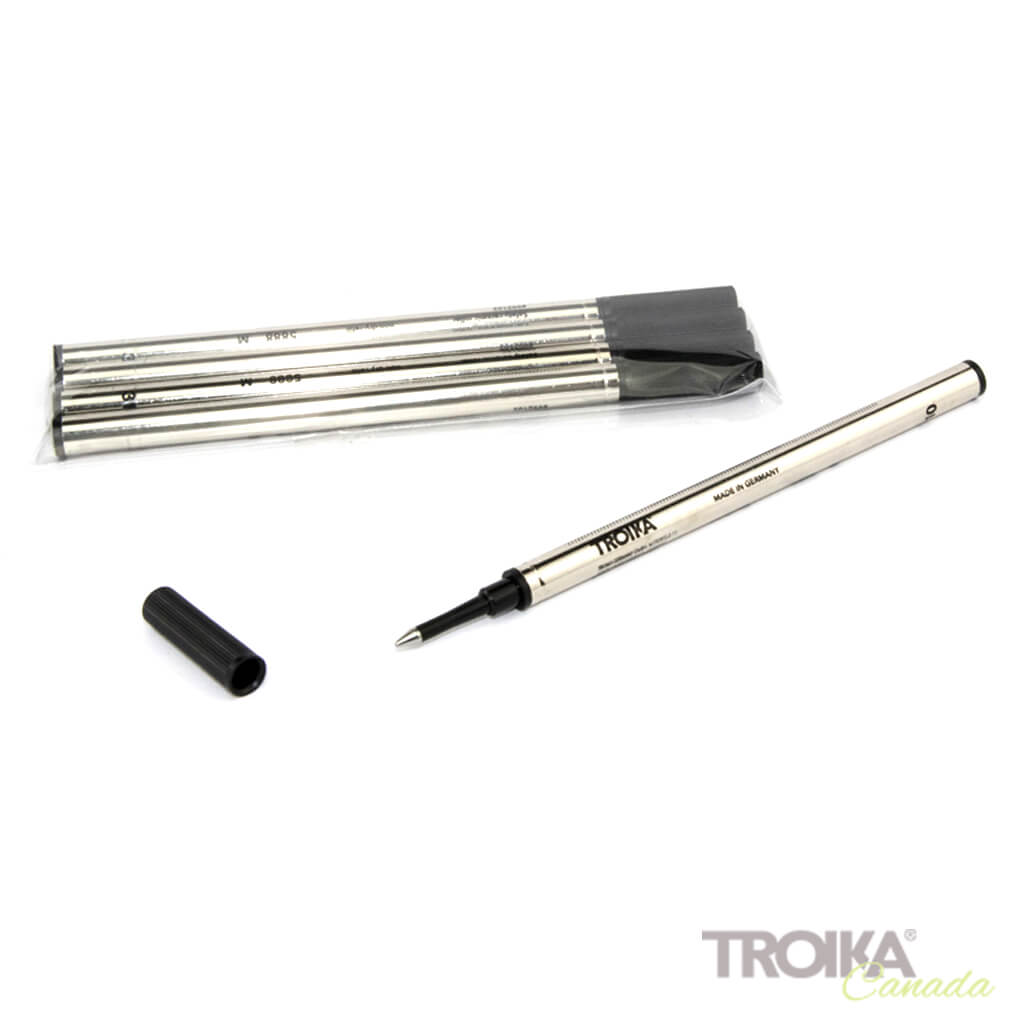 TROIKA Recharge "INK MINE", Lot de 5 - Noir