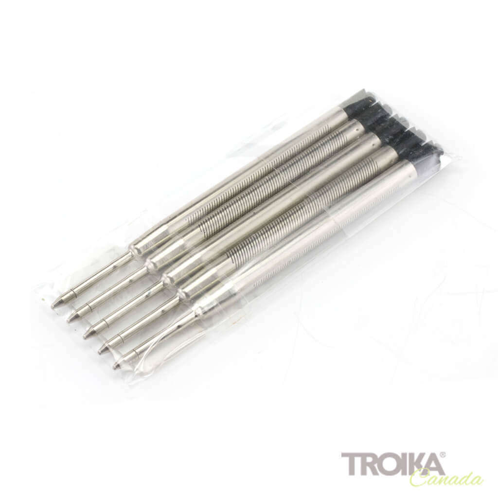 REFILL TROIKA Multitasking ballpoint pen "CONSTRUCTION SLIM" - black